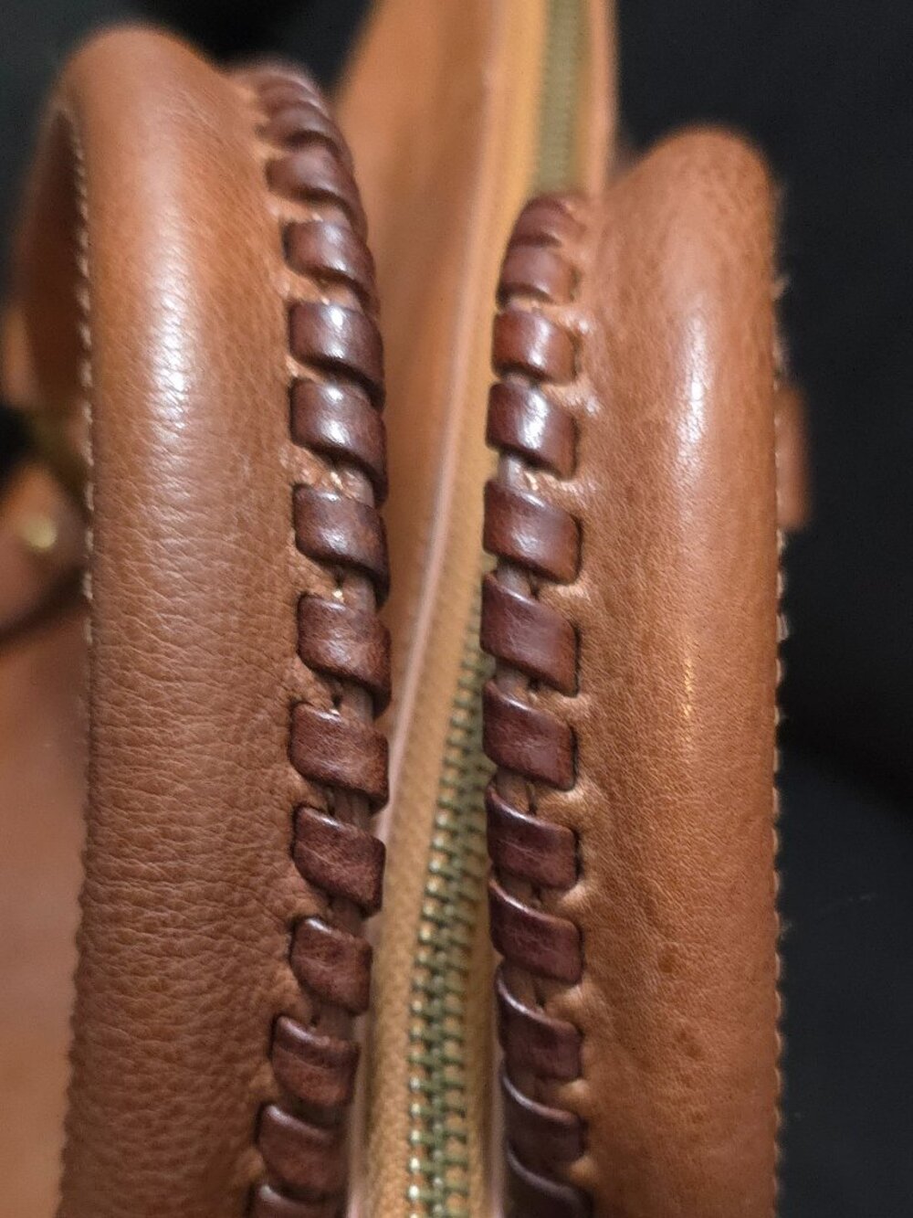 Margot Soft Brown Leather Satchel with Strap - Picture 6 of 11